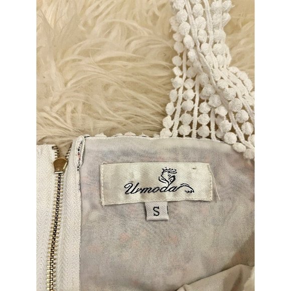 URBAN OUTFITTERS URMODA PAISLEY CROCHET CROP TOP BOHO FESTIVAL S - Picture 5 of 6